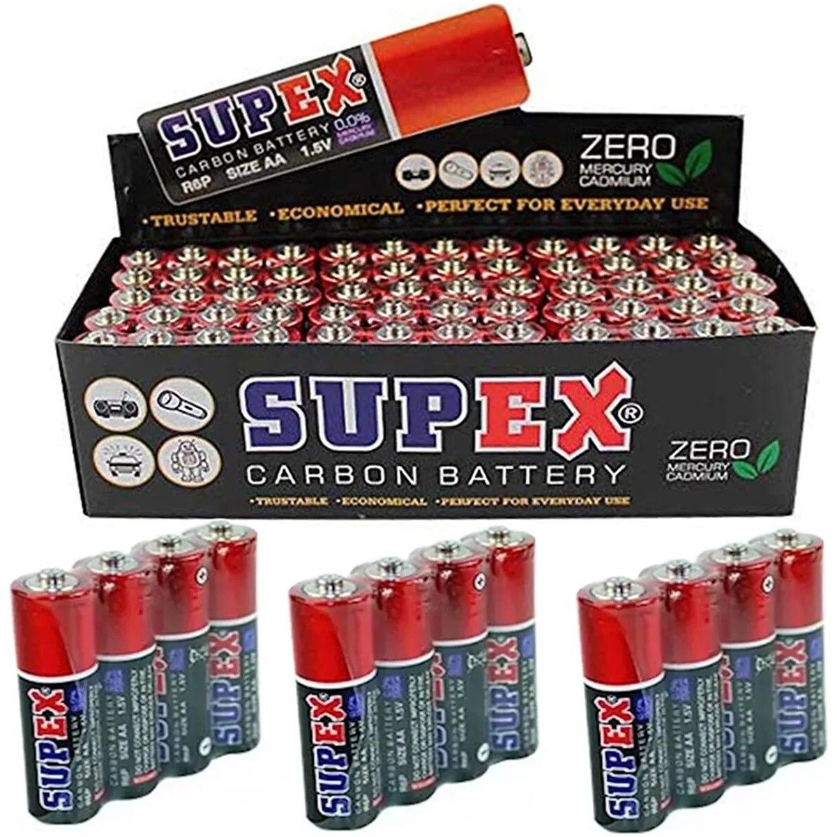 Supex R03 AAA İnce Kalem Pil