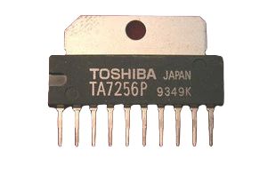 TA 7256 P Çift Çıkışlı Amfi Entegresi