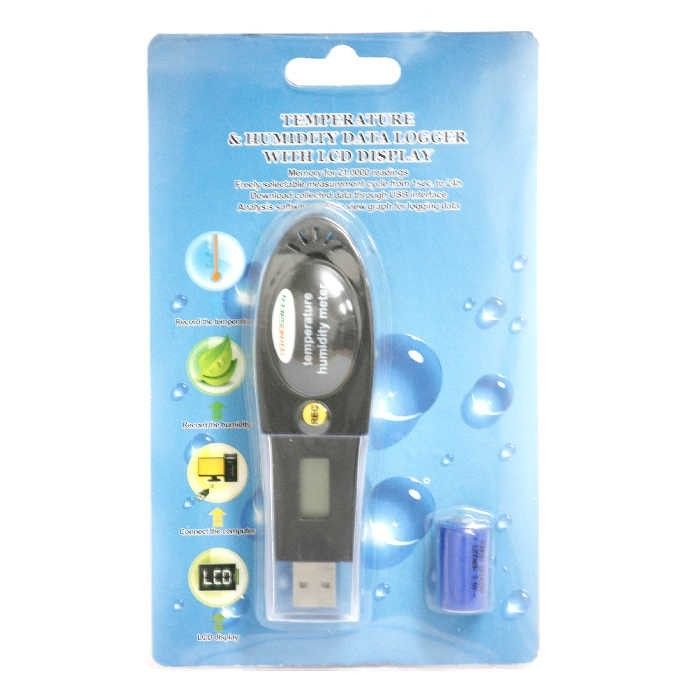 TeknoGreen HT-161 Usb Uyumlu Isı ve Nem Ölçer