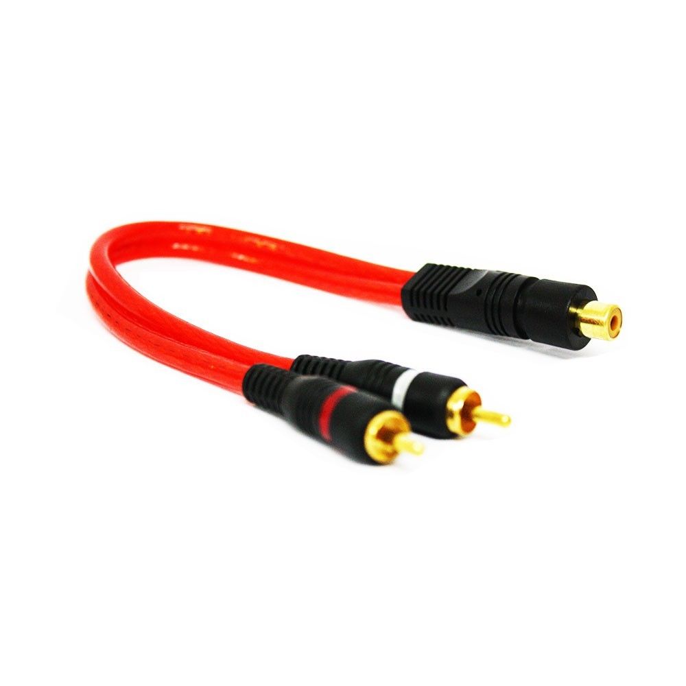 Teknogreen TG-C100 1x Rca Dişi 2x Rca Erkek Y Kabl