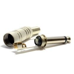 6.3mm Mono Metal Erkek Jack