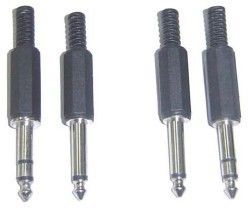 6.3mm Mono Plastik Erkek Jack