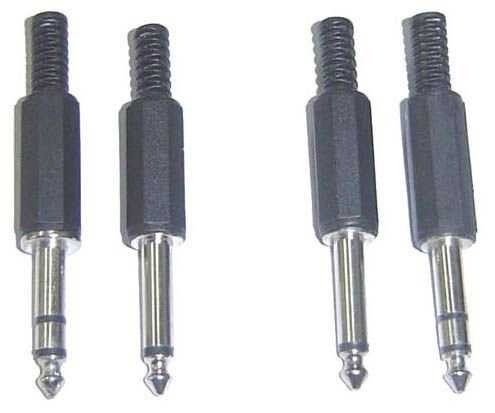 6.3mm Mono Plastik Erkek Jack