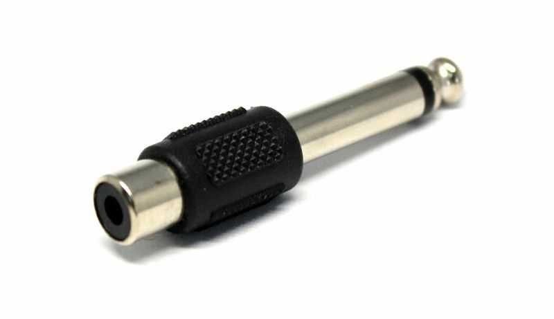 TeknoGreen TG-J237 6.3mm Mono Erkek - Rca Dişi Jak