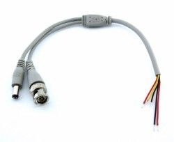 TeknoGreen TGG-121 Bnc+Dc 2.1mm 30cm Kamera Kablo