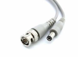 TeknoGreen TGG-121 Bnc+Dc 2.1mm 30cm Kamera Kablo