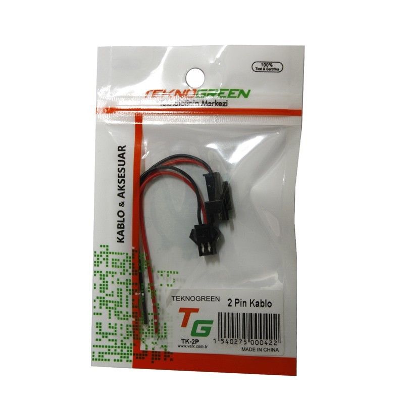 TeknoGreen TK-2P 2 Pin Kablo