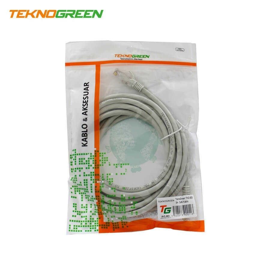 TeknoGreen TKC-003 3m. Cat6 Kablo