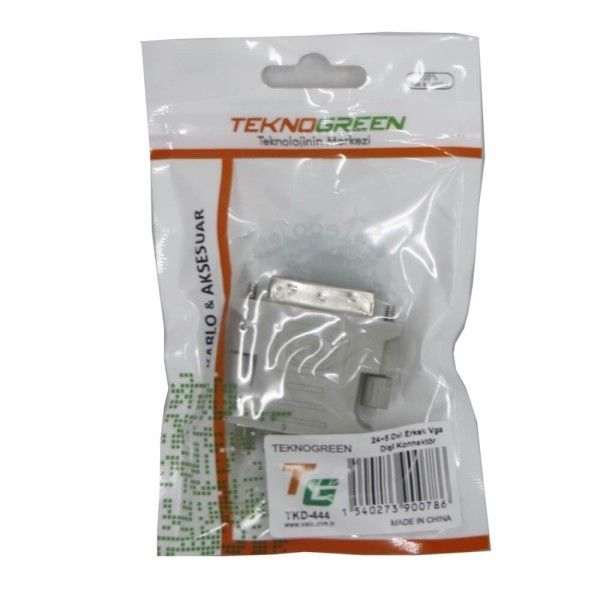 TeknoGreen TKD-441 Dvi 24+1 Erkek Vga Dişi Konnekt