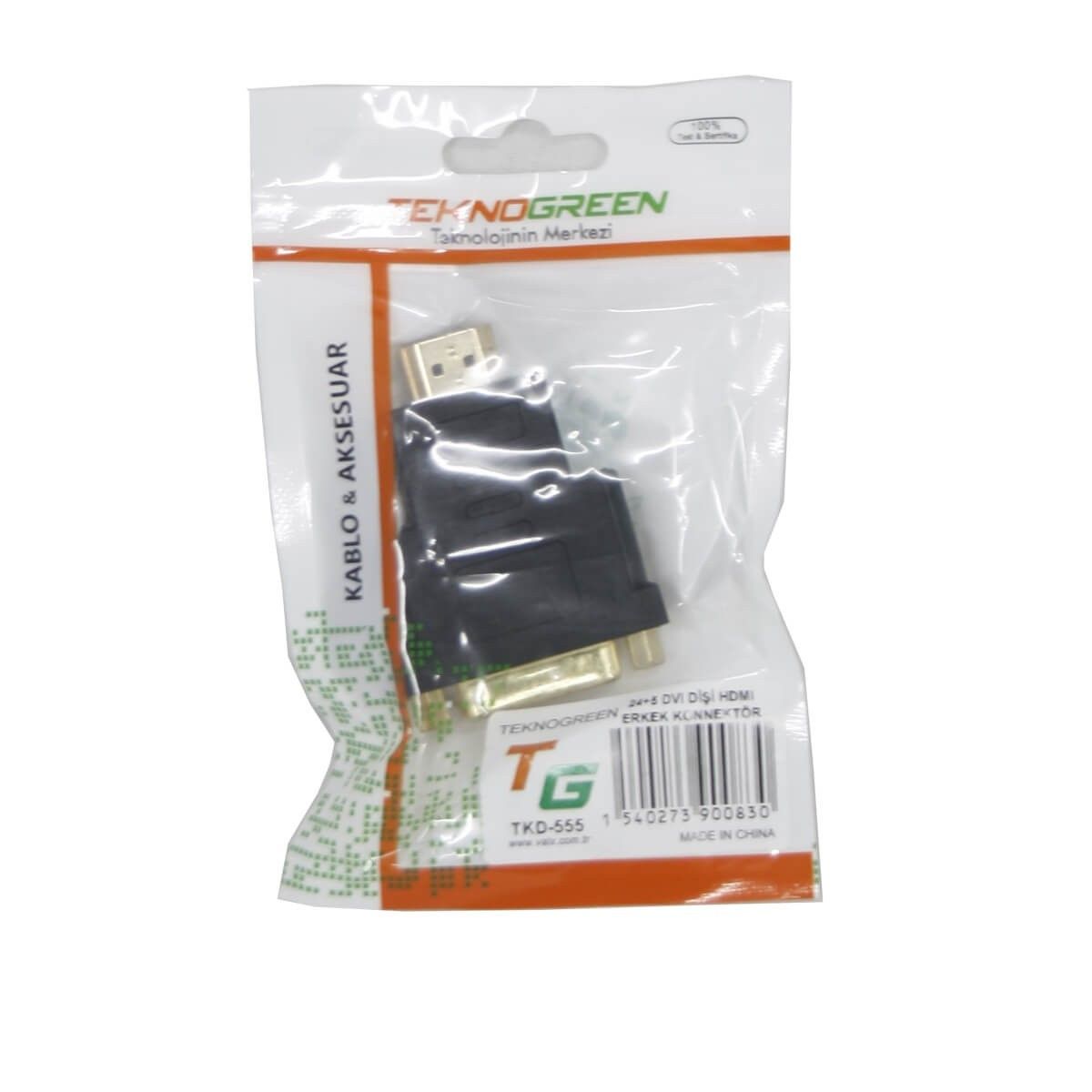 TeknoGreen TKD-555 24+5 Dvi Dişi Hdmi Erkek Konnek