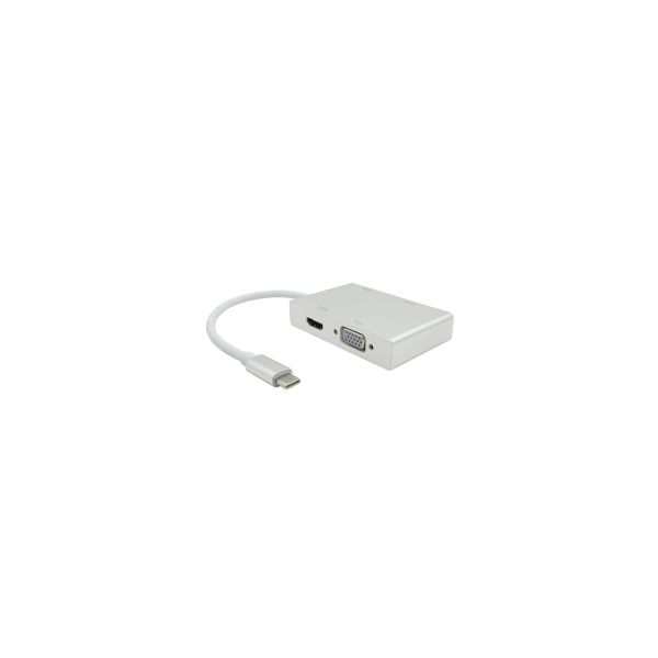 TeknoGreen TKD-866 Usb-Type C To Vga-Dvi-Hdmi-Usb