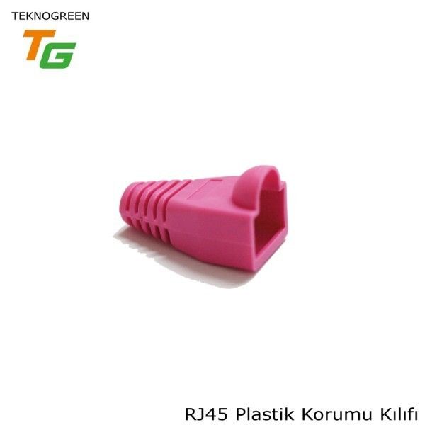TeknoGreen TKJ-45P RJ45 Koruma Kılıfı (Pembe)