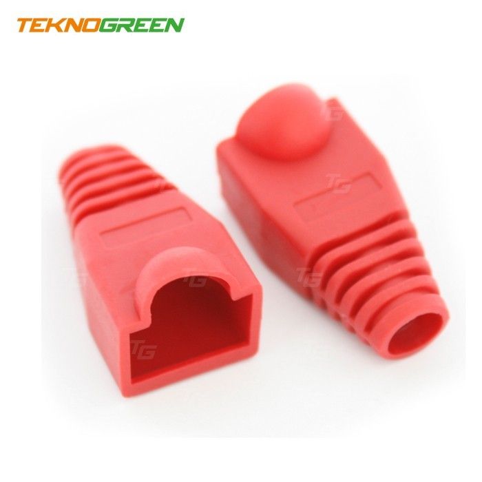 TeknoGreen TKJ-45PR Kırmızı RJ45 Kılıfı (100 lü P)