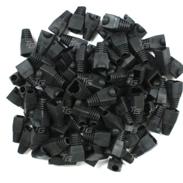 TeknoGreen TKJ-45PS Siyah RJ45 Kılıfı (100 lü Pak)