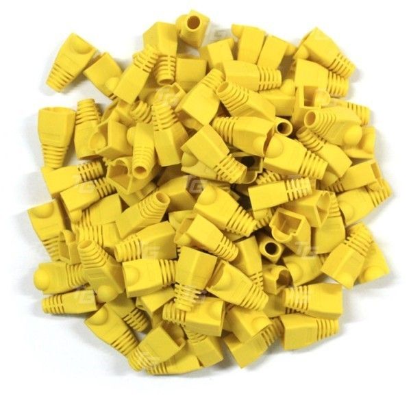 TeknoGreen TKJ-45PY Sarı RJ45 Kılıfı (100 lü Pak)