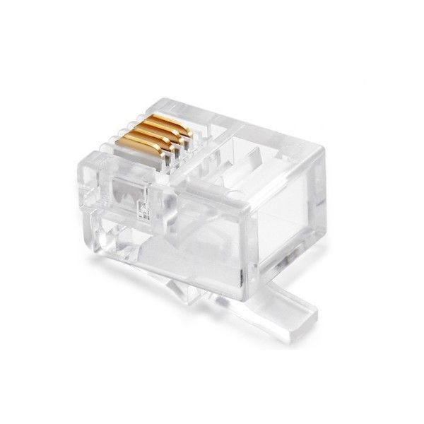 TeknoGreen TKJ-644 6P4C Jack Konnektör (100 lü Pa)