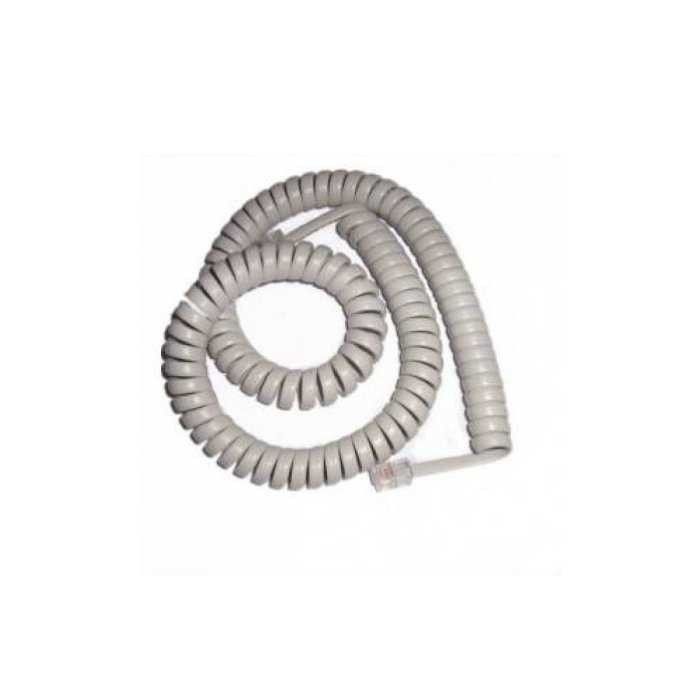 TeknoGreen TKK-03G 3m. Gri Telefon Spiral Kablo