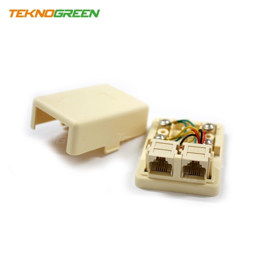 TeknoGreen TKK-511 6P4C 2 li Telefon Kutusu