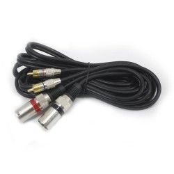 TeknoGreen TKS-1105 2xXLR 2x3.5 Stereo Kablo 5m.