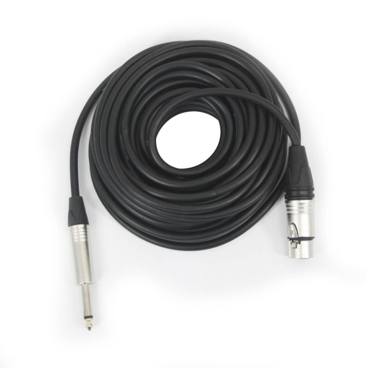 TeknoGreen TKS-410 XLR Dişi 6.3 Mono E Kablo 10m.