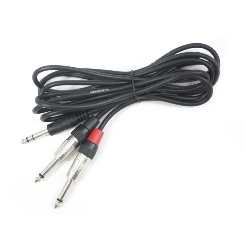 TeknoGreen TKS-701 6.3 Stereo 2x6.3 Mono Kablo 1m.