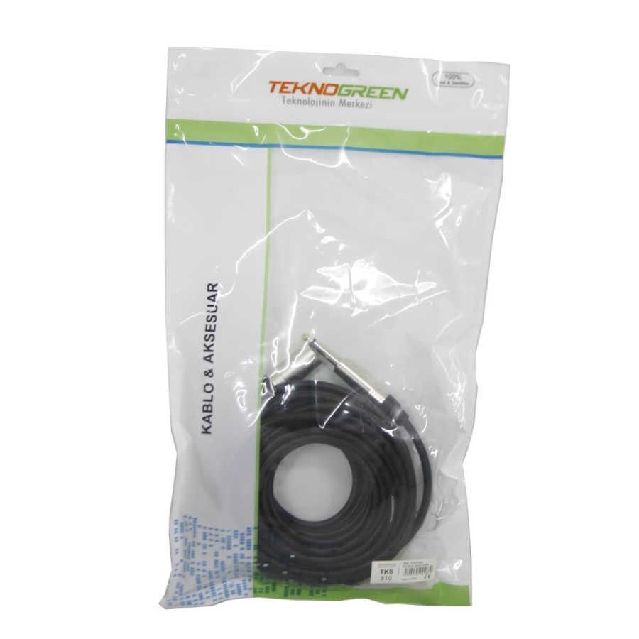 TeknoGreen TKS-810 XLR 6.3 Mono E-E Kablo 10m.