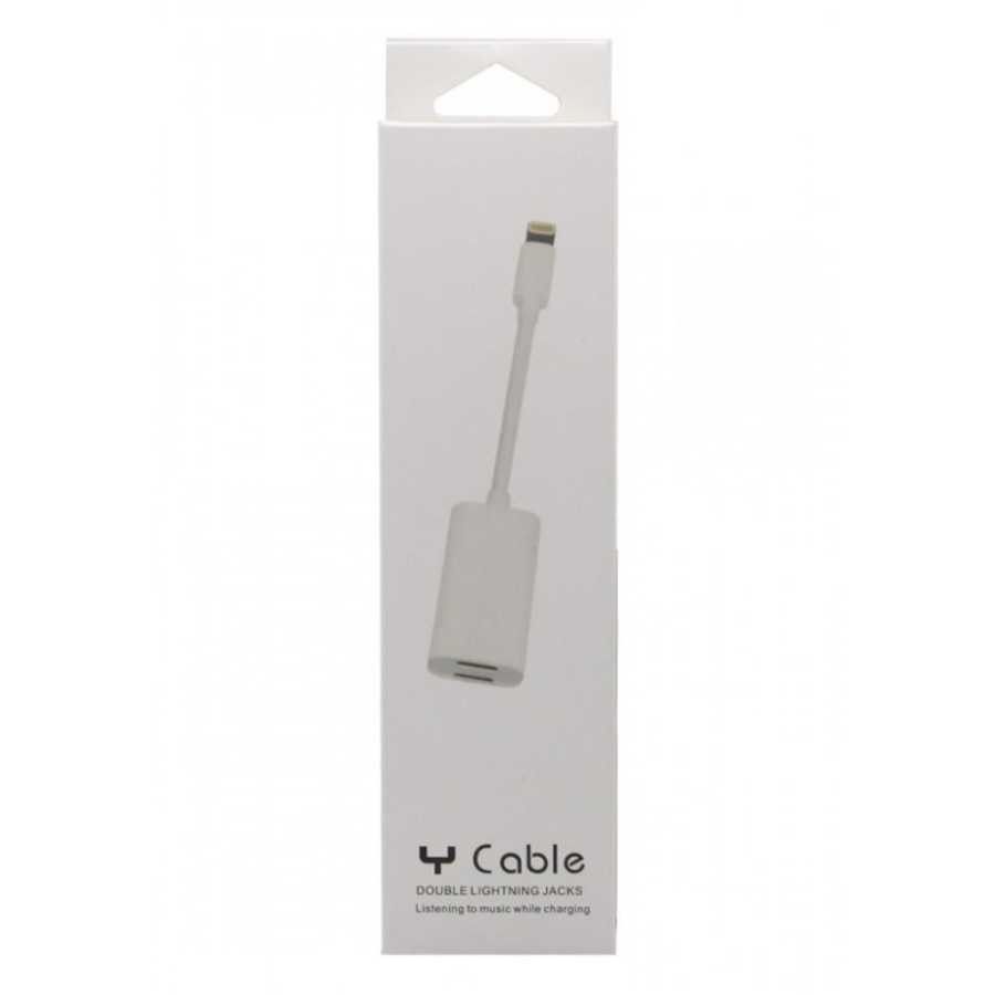 TeknoGreen TKU-111 iPhone Şarj Çoklayıcı Y kablo