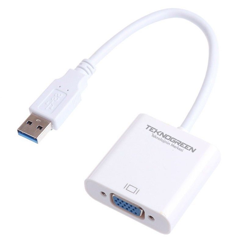 TeknoGreen TKU-466 Usb 3.0 to Vga Çevirici