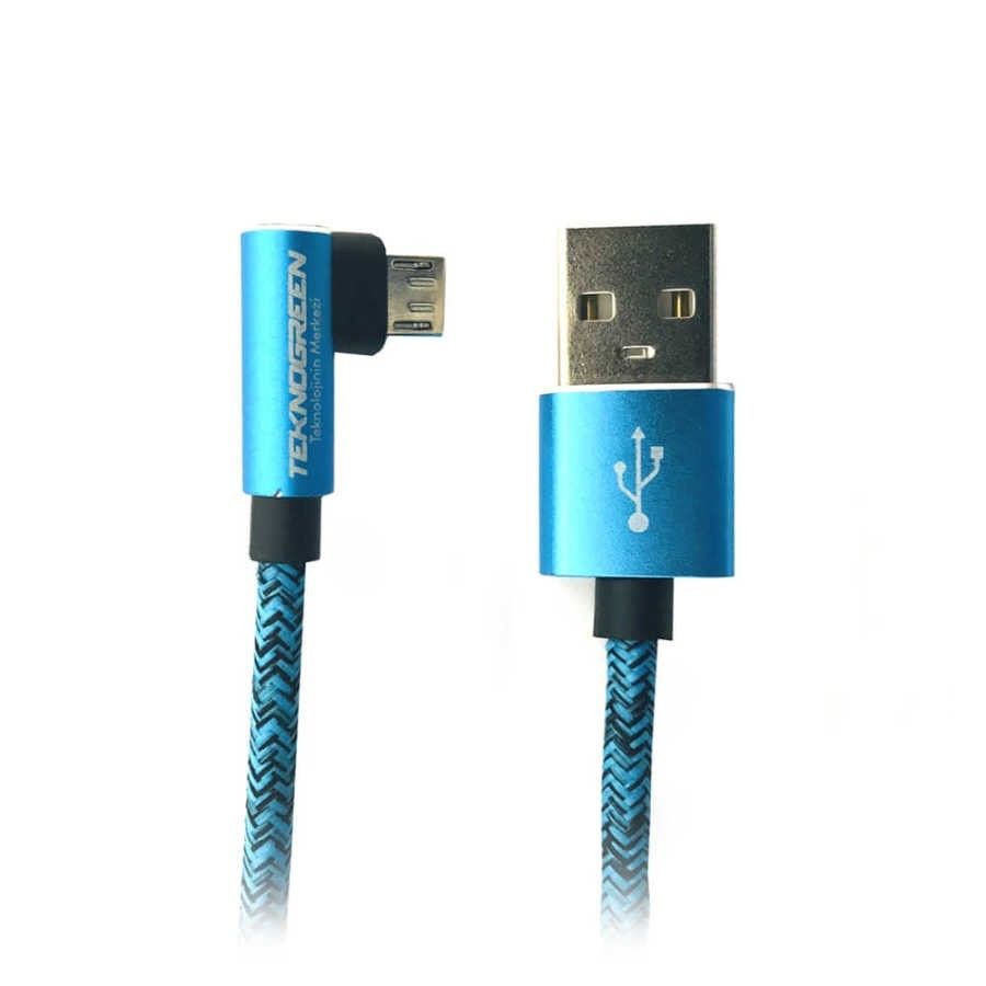 TeknoGreen TKU-C303 1m  Usb to L Micro Usb Kablo