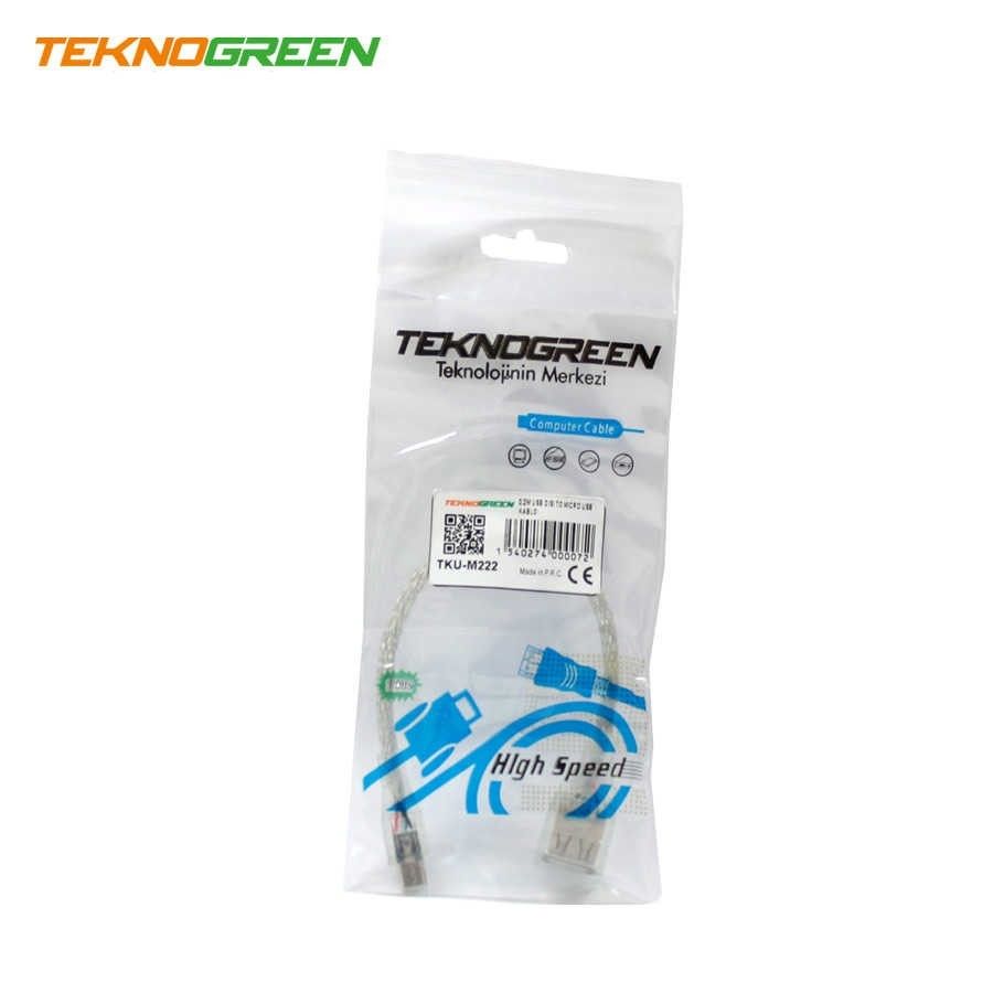 TeknoGreen TKU-M222 20CM Usb Dişi Mikro OTG Kablo