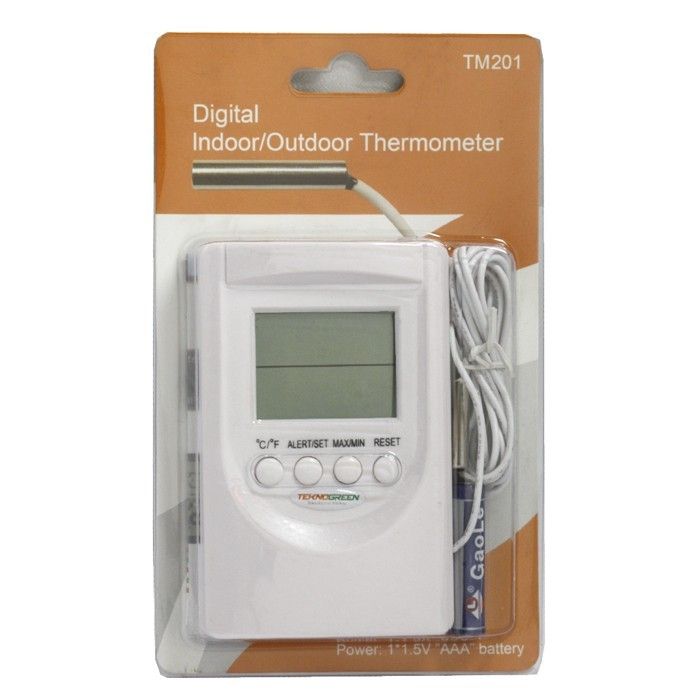 TeknoGreen TM-201 Alarmlı Dijital Termometre
