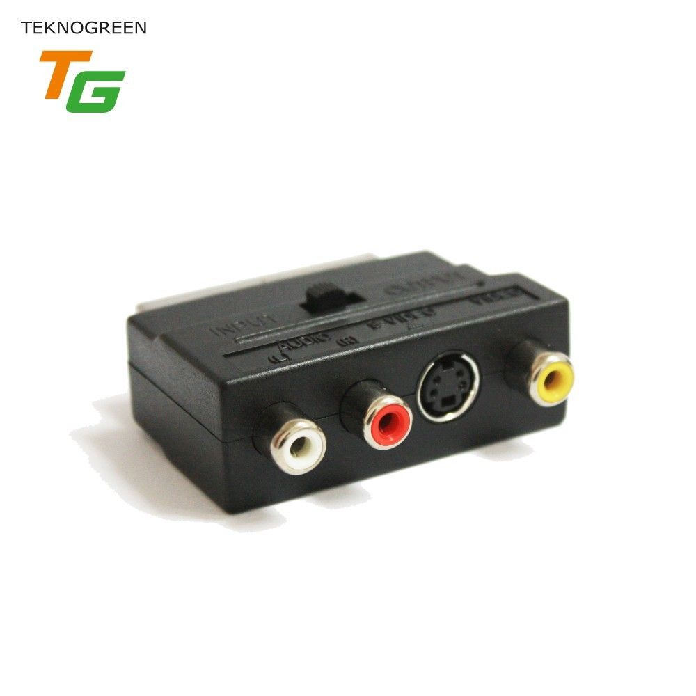TeknoGreen TSD-200 Scart to Rca In-Out Dönüştürücü