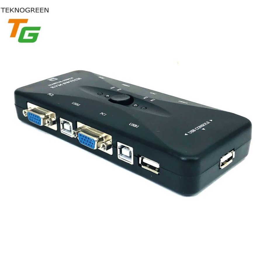 TeknoGreen TVS-344 4 Port USB Kvm Switch
