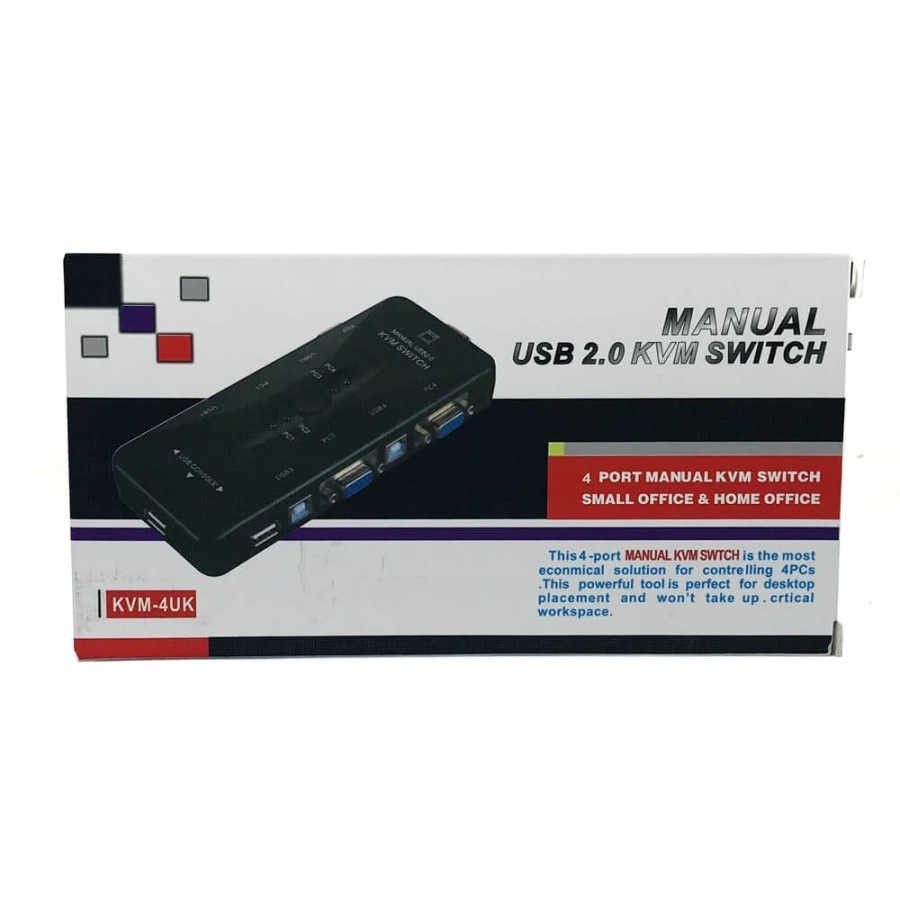 TeknoGreen TVS-344 4 Port USB Kvm Switch