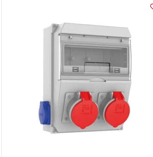 Tem 21x28x10 2x(5x16A) 2x(1x16A) Kombinasyon Kutu