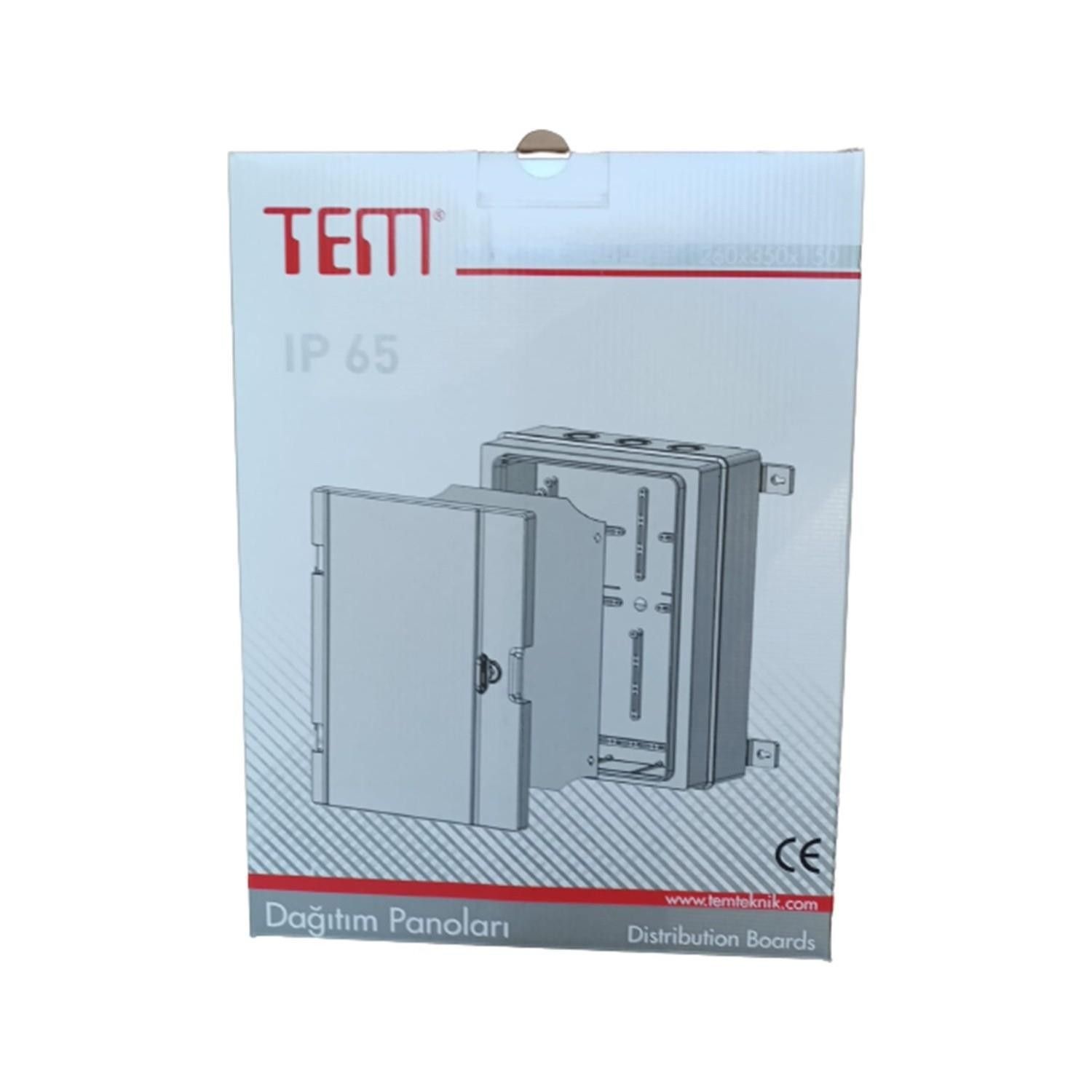 Tem 26x35x15 Taban Saçlı Opak Kapaklı Plastik Pano