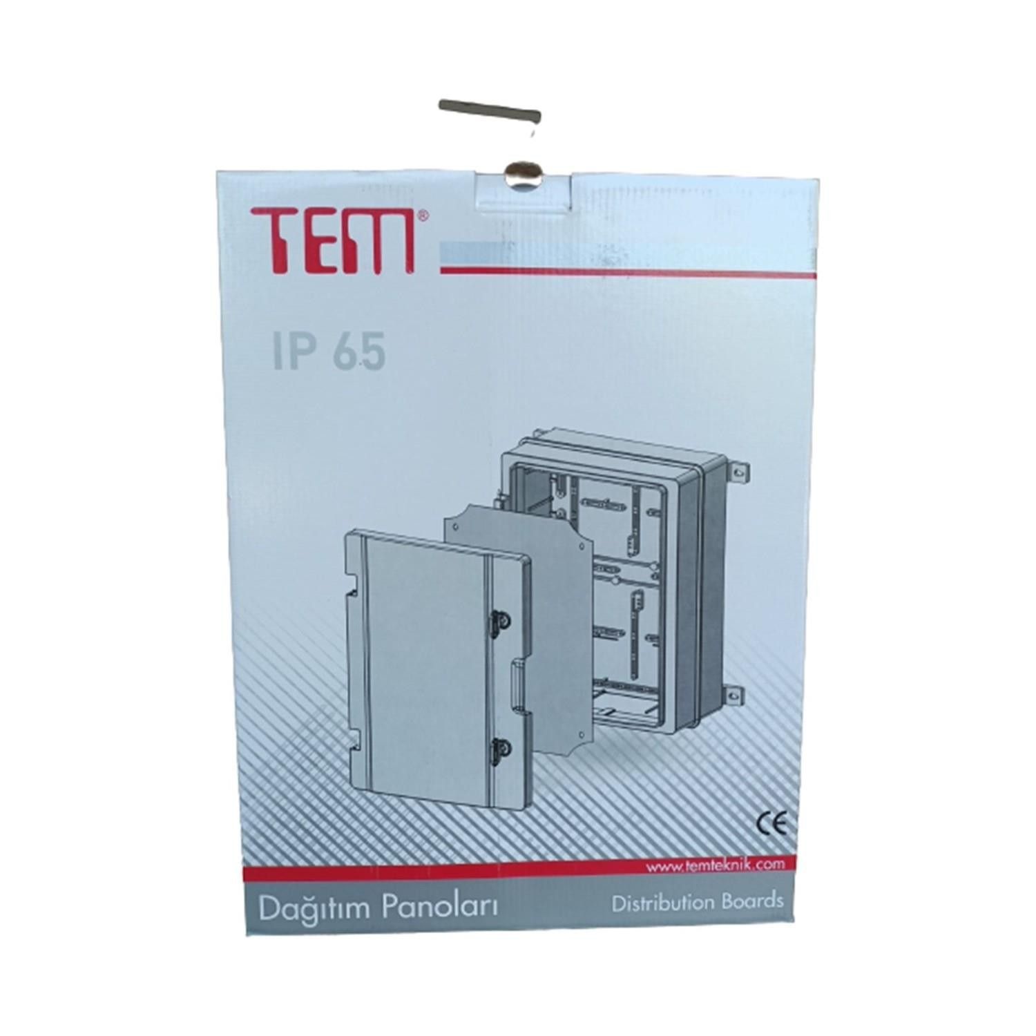 Tem 30x40x17 Taban Saçlı Opak Kapaklı Plastik Pano