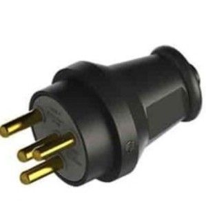 Tem 4x25A 380V Trifaze Kauçuk Fiş