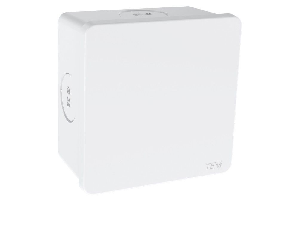 Tem 80x80x40mm Opak Kapaklı Termoplastik Buat