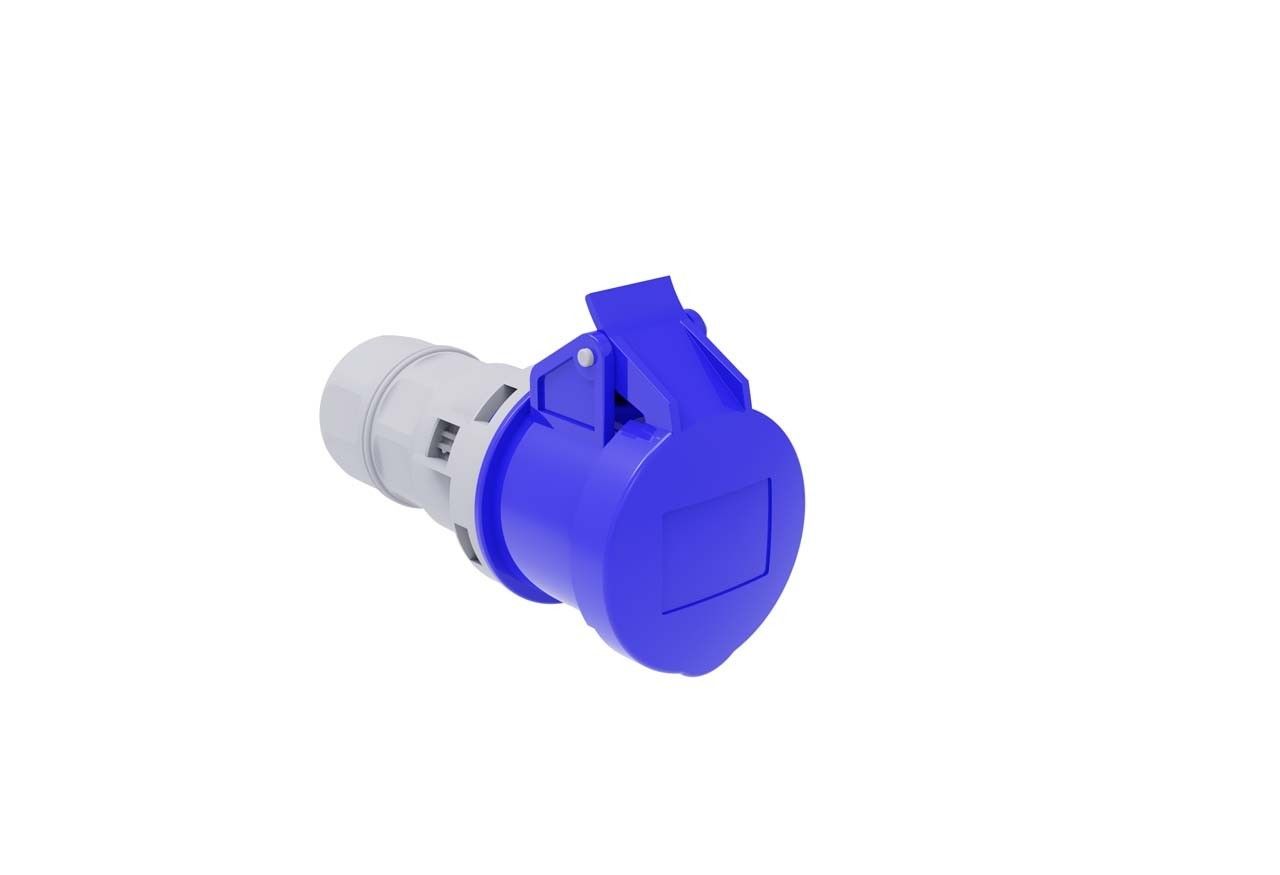 Tem 3x16A Monofaze Kapaklı Seyyar Priz