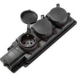 Tem Monofaze Kauçuk 3 lü Grup Priz