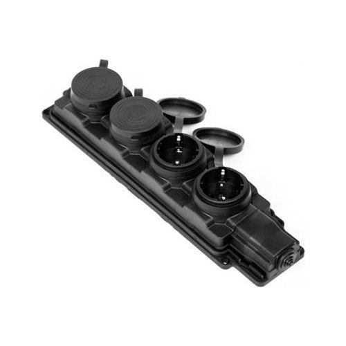 Tem Monofaze Kauçuk 4 lü Grup Priz