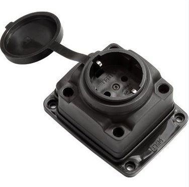 Tem Monofaze Kauçuk Duvar Prizi