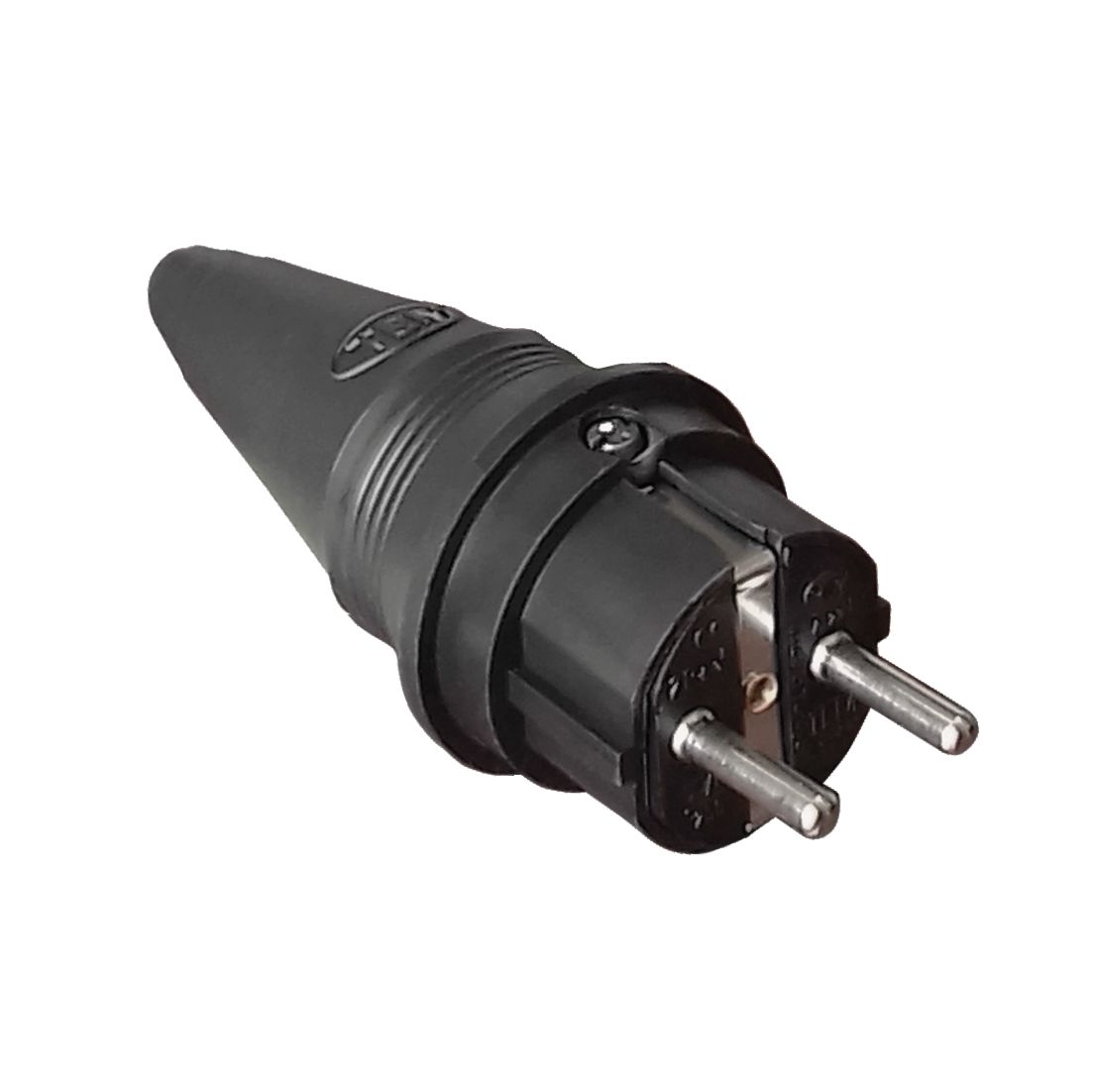 Tem Monofaze Kauçuk Topraklı Erkek Fiş