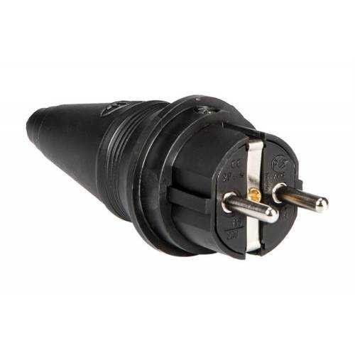 Tem Monofaze Kauçuk Topraklı Erkek Fiş