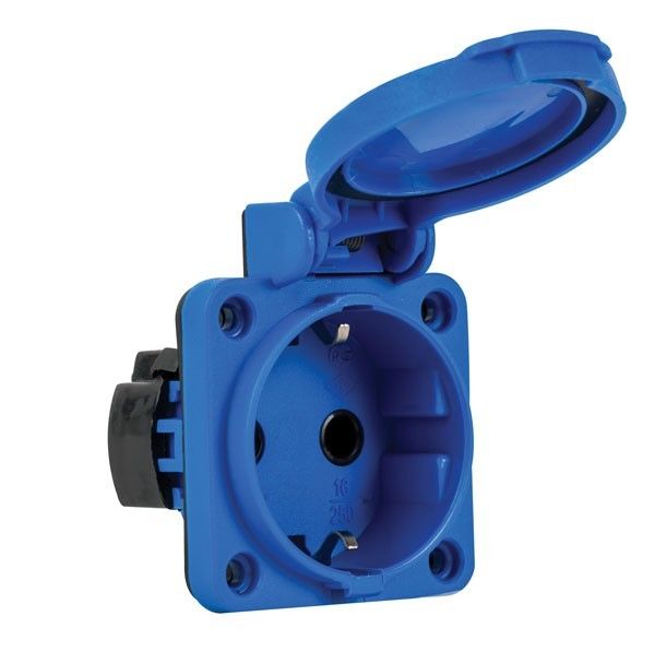 Tem Schuko Tip Çift Girişli Pano Prizi IP54