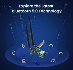 Tenda E30 AX3000 PCI-E 5dBi Wireless Adaptör