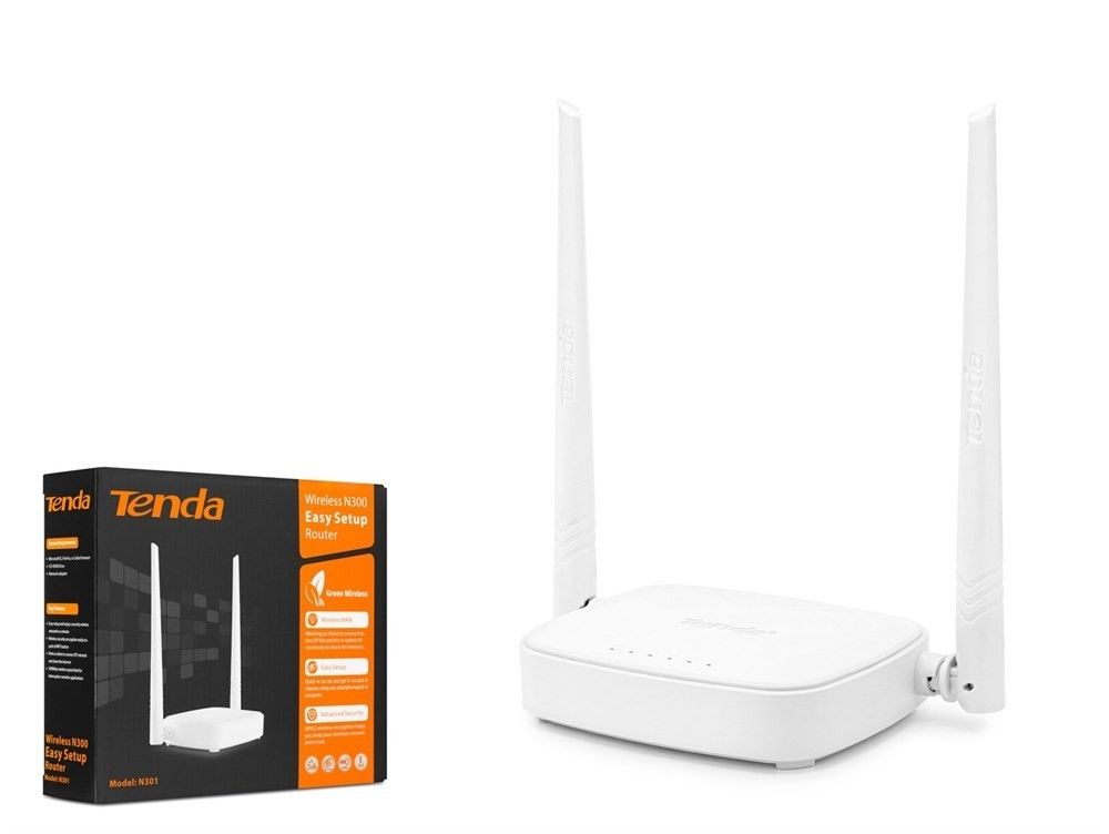 Tenda N301 4 Port WiFi-N 300Mbps 2x5dB Router