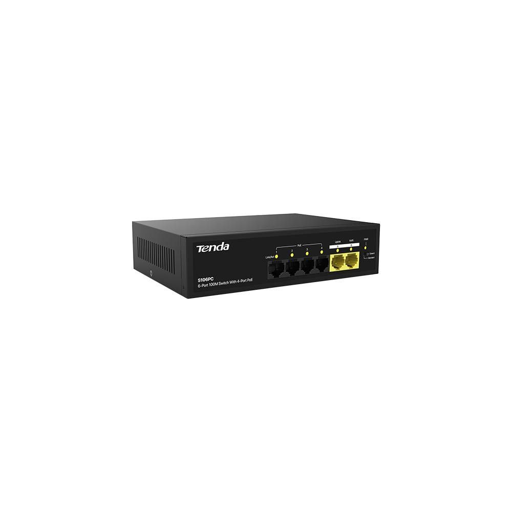 Tenda S106PC 6 Port 100M PoE Switch