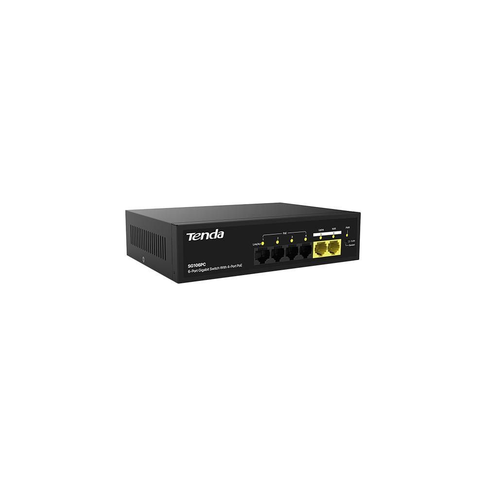 Tenda SG106PC 6 Port Gigabit PoE Switch